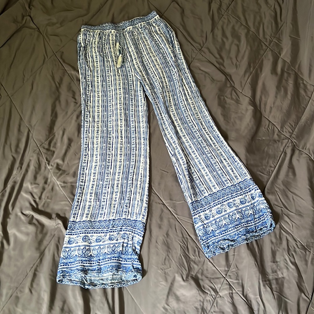 High waist palazzo pants